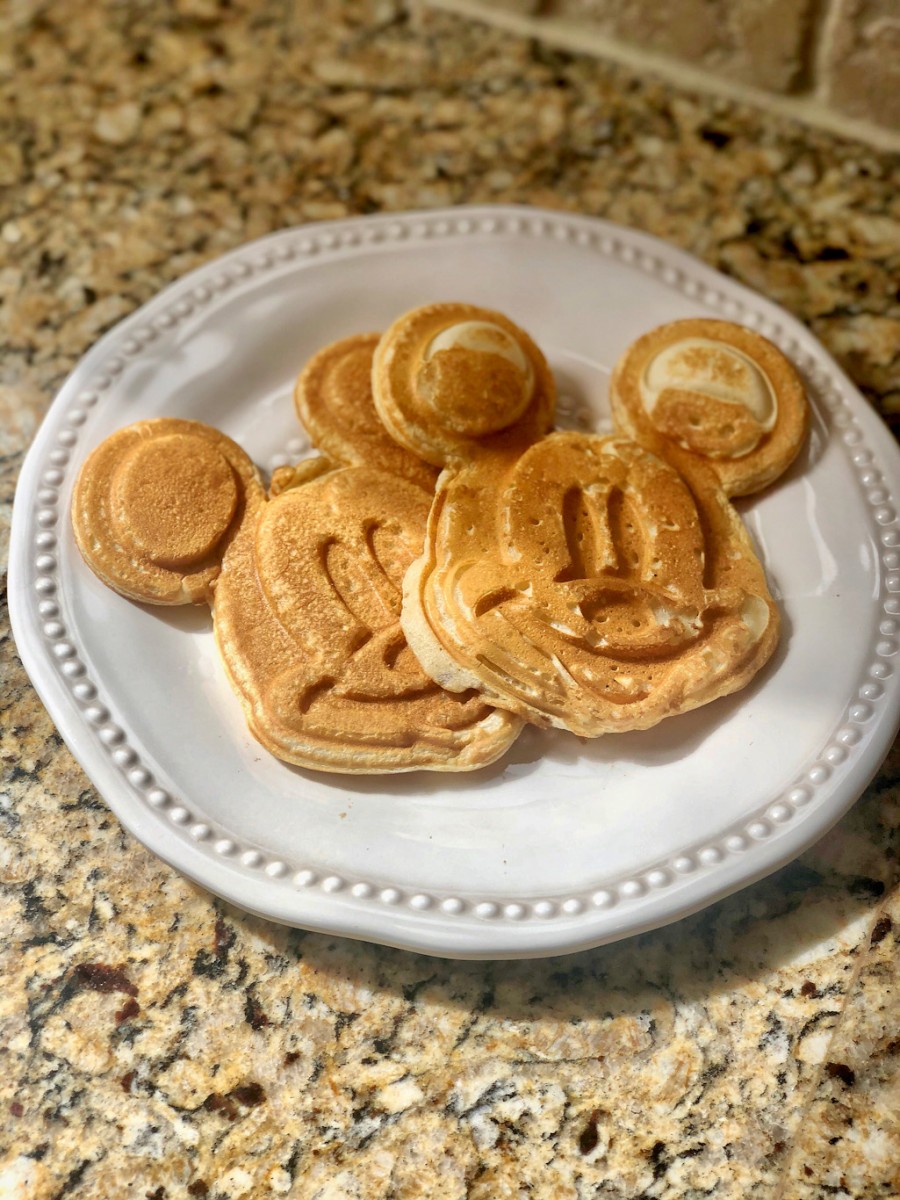 Disney breakfast to brighten our day Find Mickeys