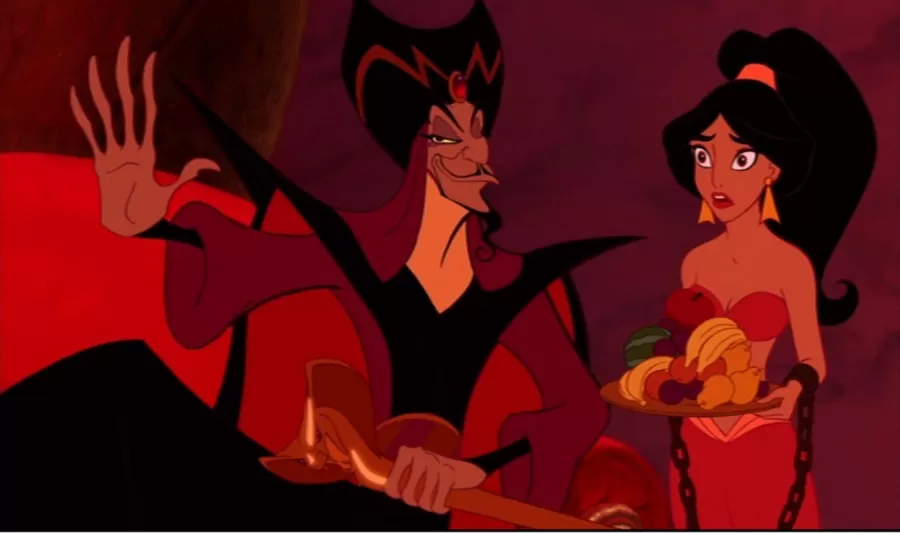 Aladdin Hidden Mickey Jafar scene