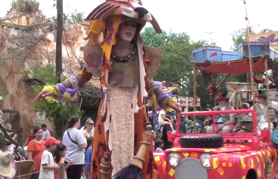 Mickey's Jammin' Jungle Parade Hidden Mickey | Walt Disney World Resort |  Hidden Mickeys | Find Mickeys