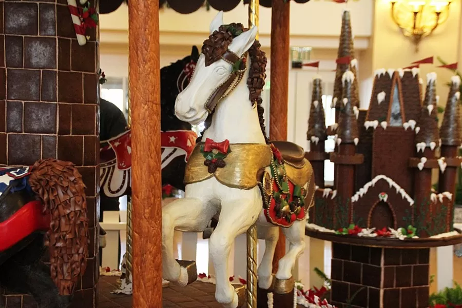 Disney's Beach Club Resort Gingerbread Hidden Mickey