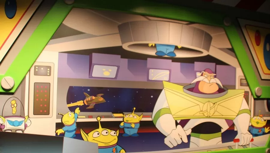 Buzz Lightyear's Space Ranger Spin Hidden Mickey