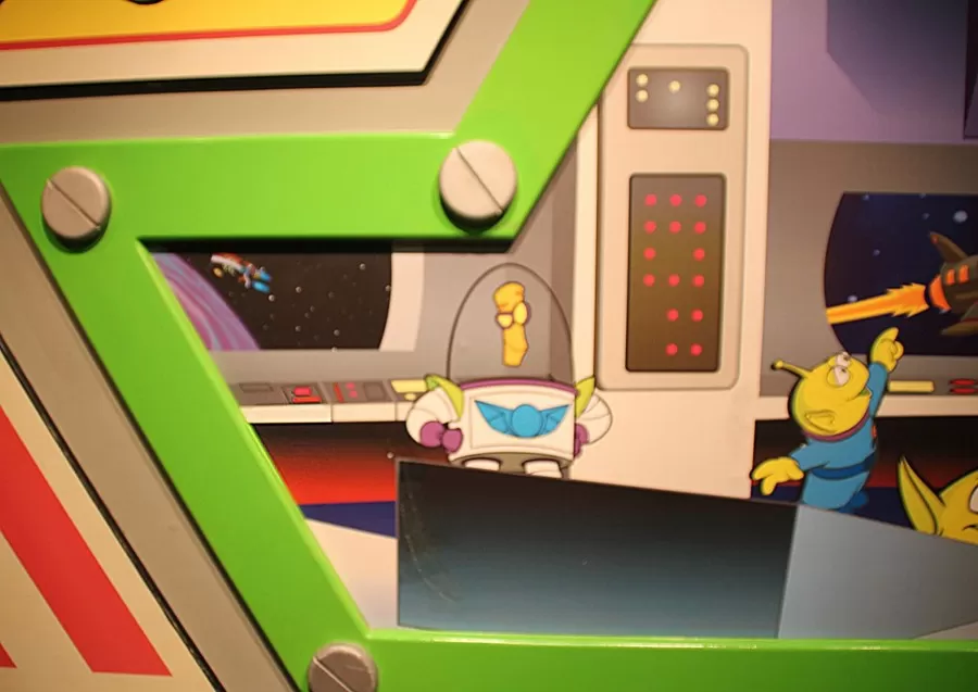Buzz Lightyear's Space Ranger Spin Hidden Stitch Spaceship