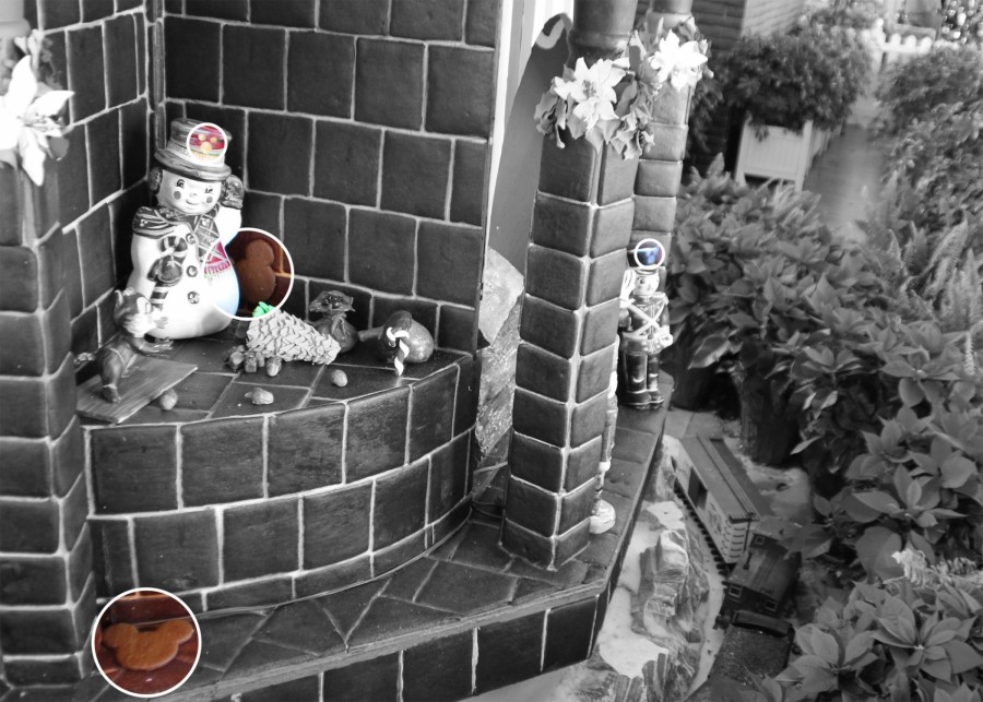 Disney's Boardwalk Gingerbread House Hidden Mickeys Find Mickeys