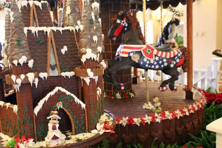 Disney's Beach Club Resort Gingerbread Hidden Mickey