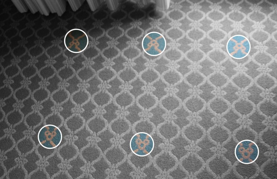 Disney's Boardwalk Guest Room Carpet Hidden Mickeys Find Mickeys