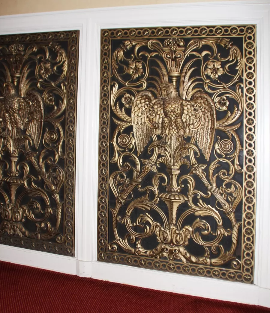Epcot United States Pavillion Frame Design Hidden Mickey