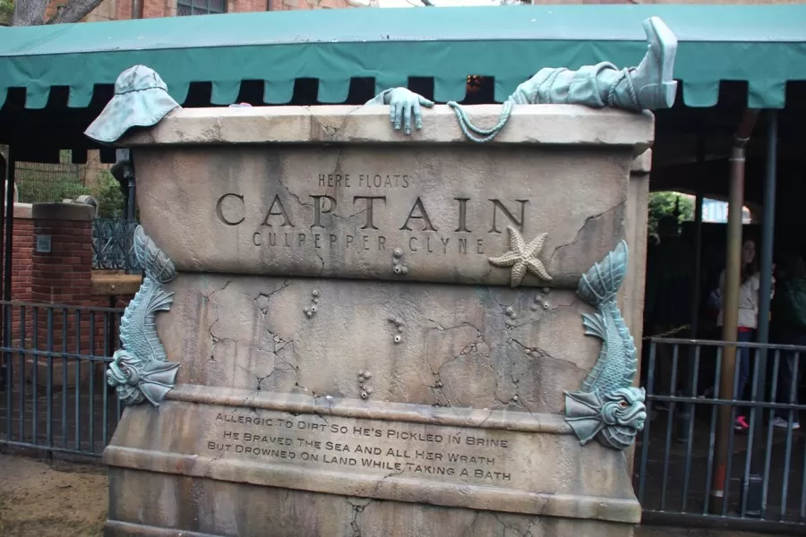 Haunted Mansion Bathtub Headstone Hidden Mickey