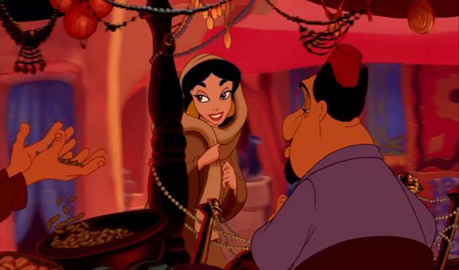 Aladdin peasant girl Hidden Mickey