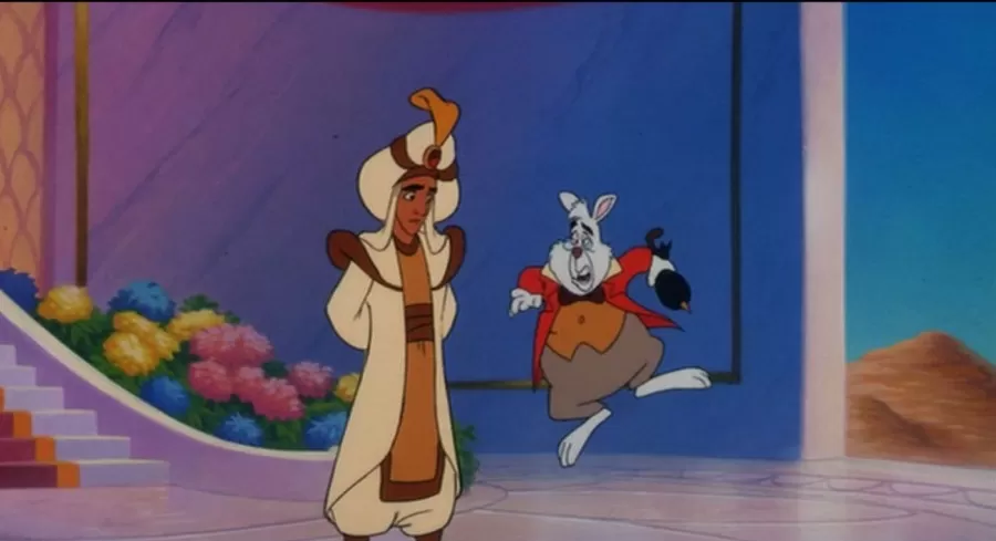 Aladdin and the King of Thieves Hidden White Rabbit