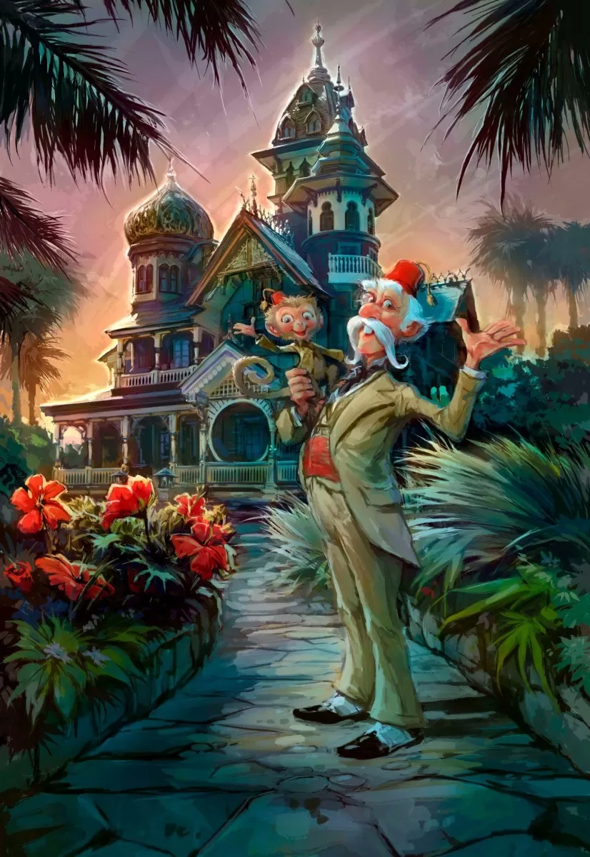 Hong Kong Disneyland Mystic Point Hidden Mickey