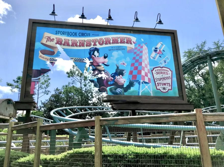 The Barnstormer Hidden Mickey