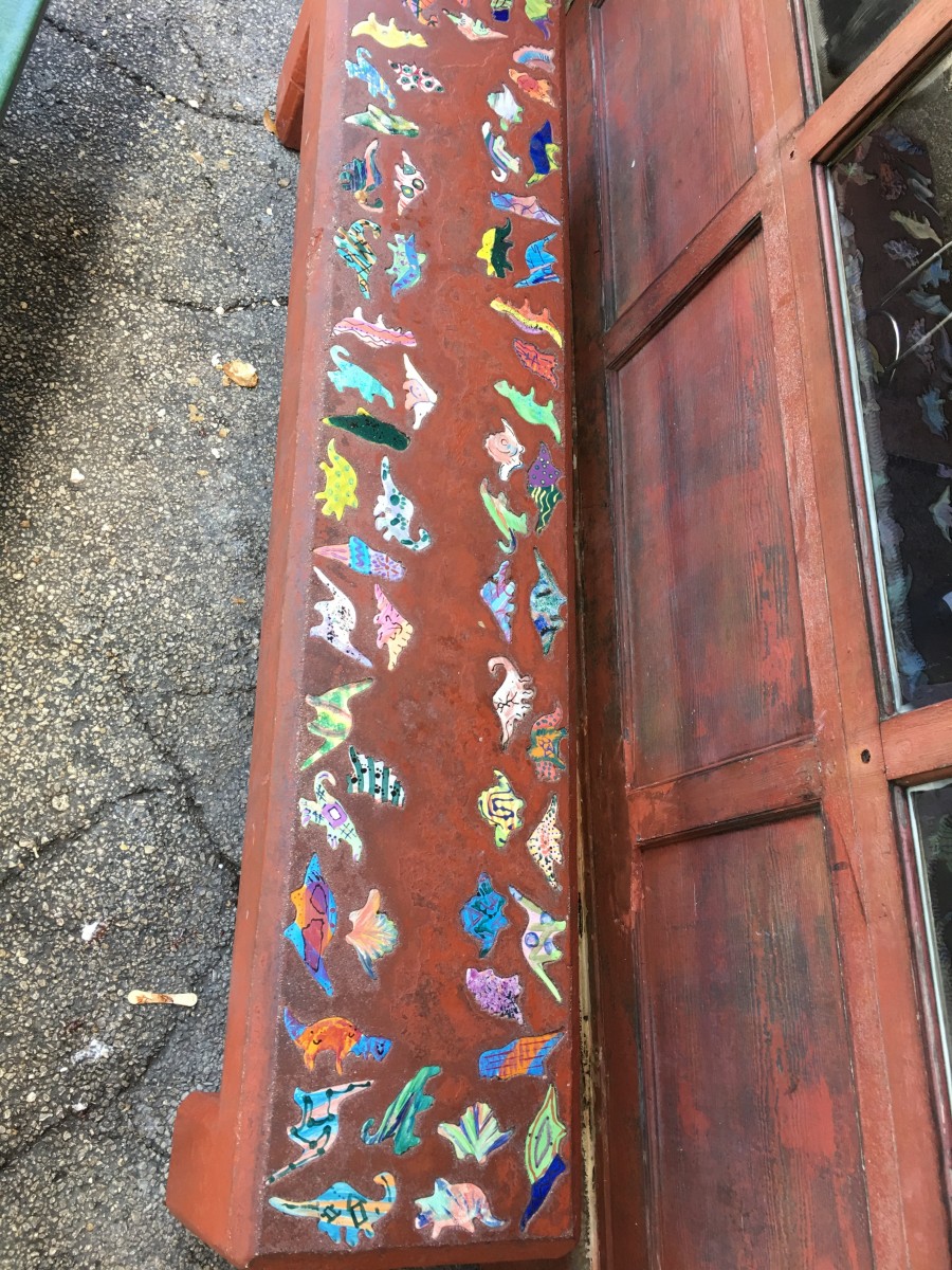Asia Hidden Mickey Bench