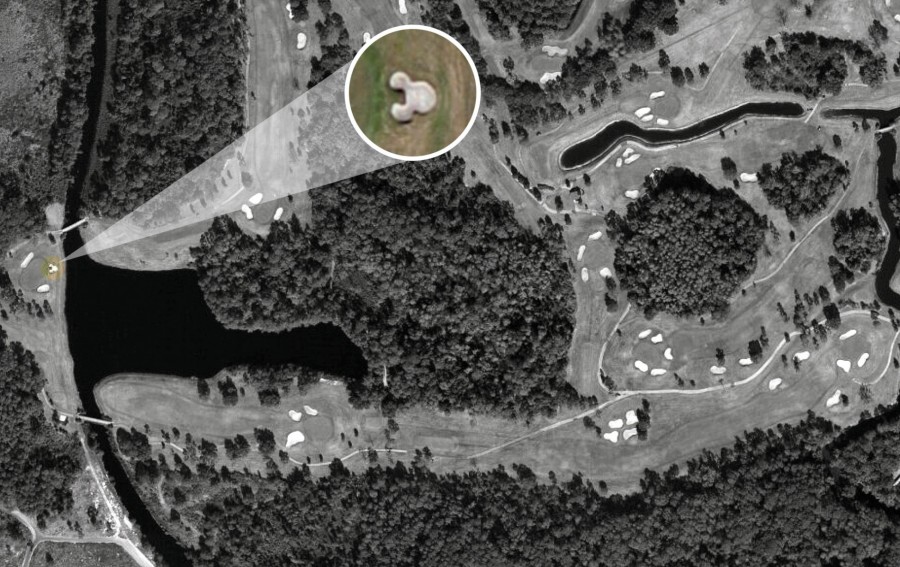 Disney's Magnolia Golf Course Hidden Mickey Find Mickeys