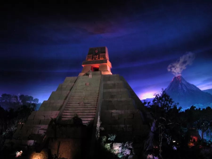 Mexico Volcano Hidden Mickey