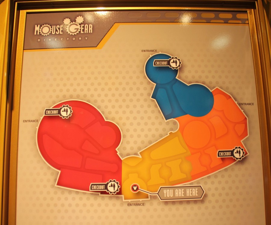 Mouse Gear Shop Map Hidden Mickey CMS Bot