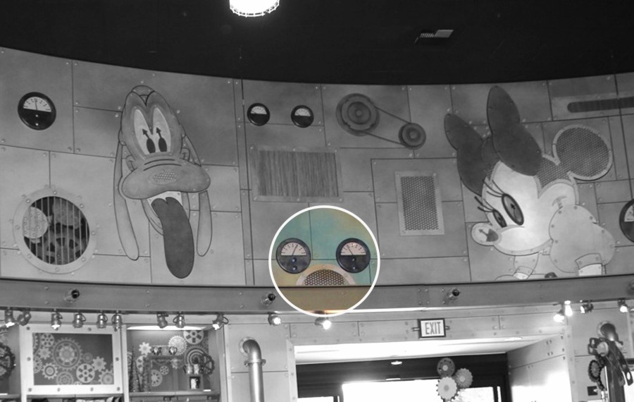 Mouse Gear Shop Map Hidden Mickey Find Mickeys
