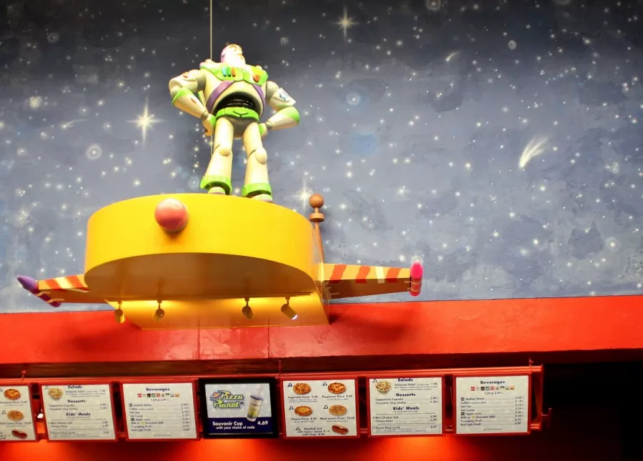 Pizza Planet Hidden Mickey