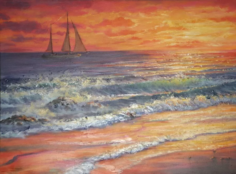 Polynesian Concierge Painting Hidden Mickey 