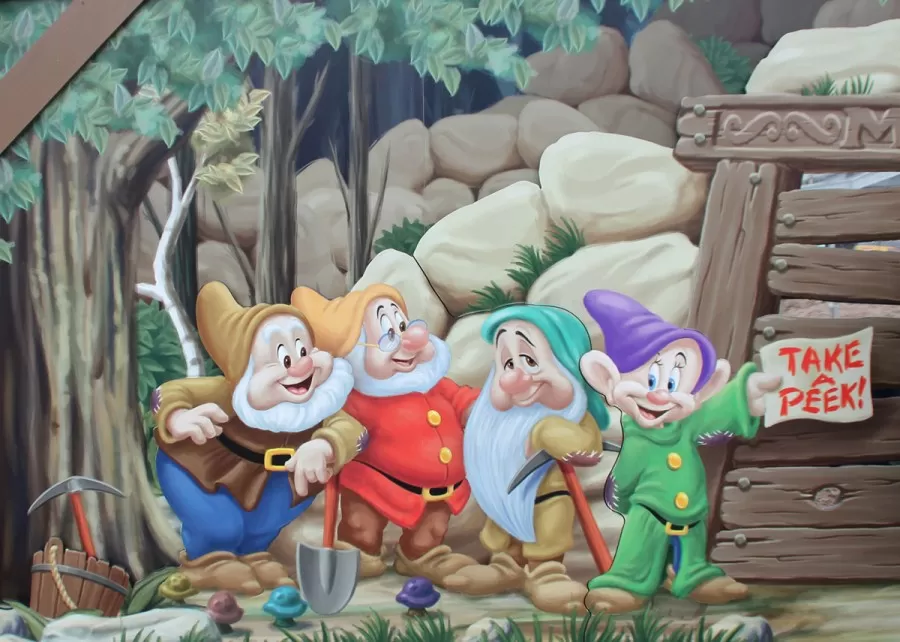 Snow White Dwarf Hidden Mickey