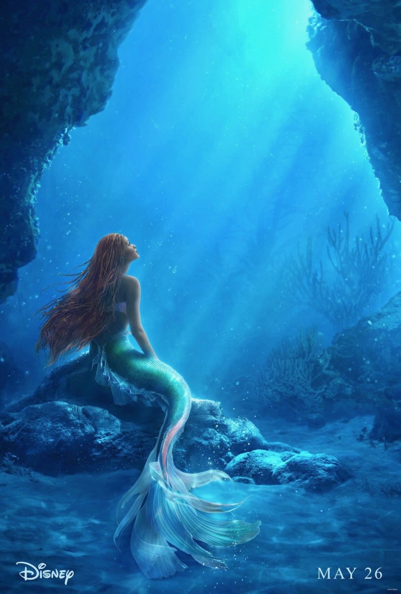 Hidden Mickey in The Little Mermaid Live Action Movie Poster Find Mickeys