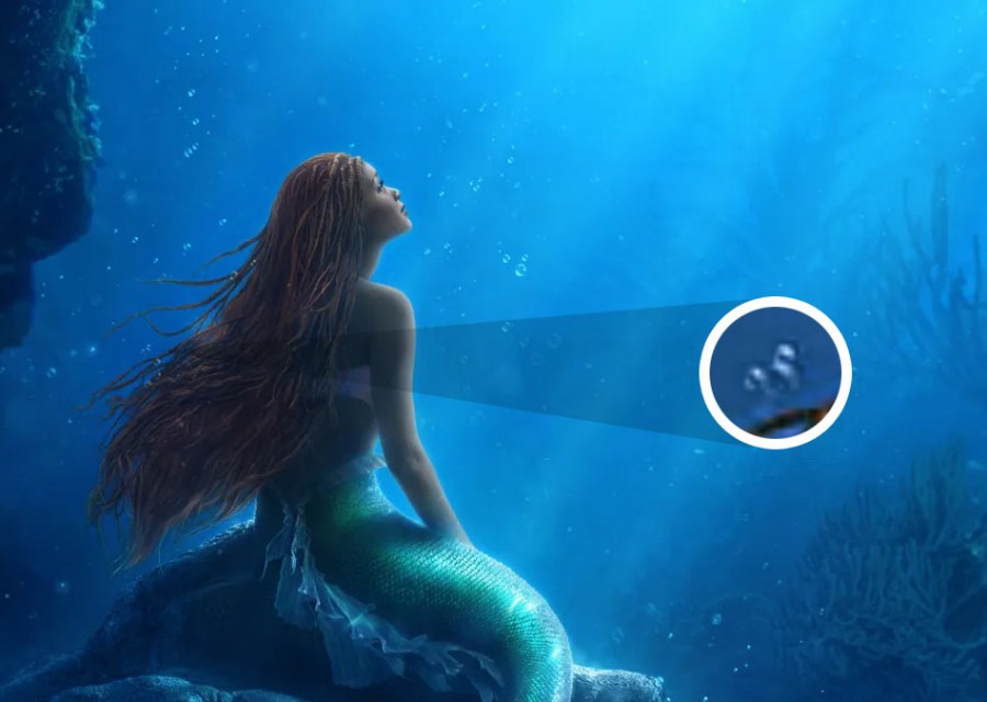 Hidden Mickey in The Little Mermaid Live Action Movie Poster CMS Bot