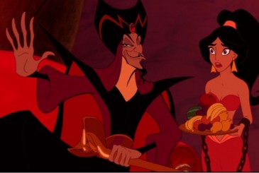 Aladdin Hidden Mickey Jafar scene Find Mickeys