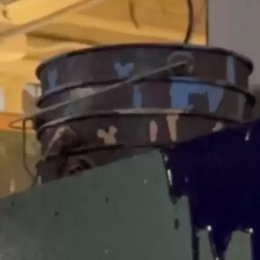 Backlot Express Hidden Mickey Paint Can