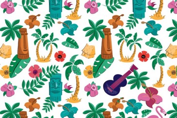 Hawaiian themed Hidden Mickey Brainteaser Find Mickeys