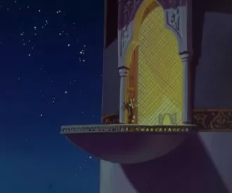 Aladdin 2 Jasmine's room Hidden Mickey