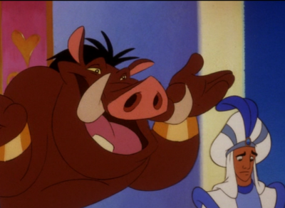 Aladdin and the King of Thieves Hidden Pumba