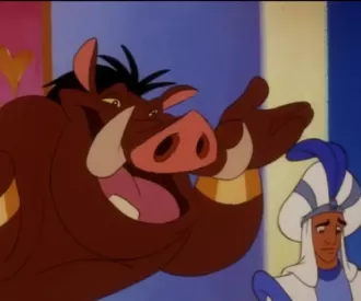Aladdin and the King of Thieves Hidden Pumba
