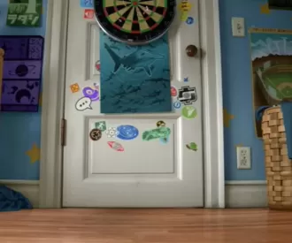 Andy's Room Hidden Mickey