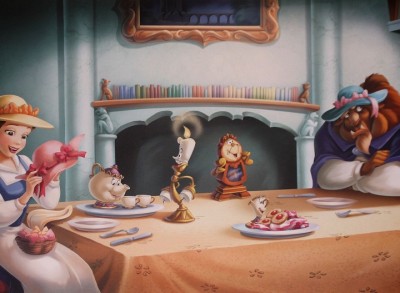 Be Our Guest Restaurant Hidden Mickey