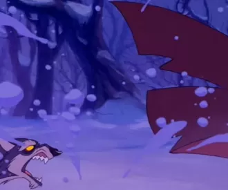 Beauty and the Beast Wolves Hidden Mickey