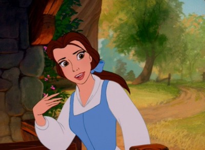 Belle's Home Hidden Mickey