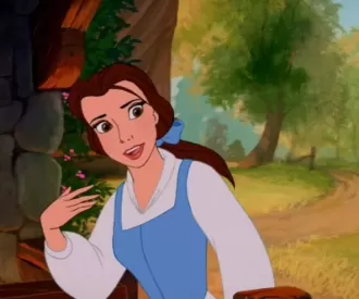 Belle's Home Hidden Mickey