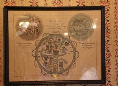 Columbia Harbour House Hidden Mickey Map