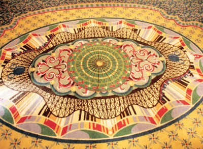 Disney's Boardwalk Resort Hidden Mickeys Rollercoaster Carpet