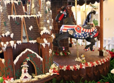 Disney's Beach Club Resort Gingerbread Hidden Mickey
