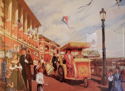 Disney's Boardwalk Guest Room Painting Hidden Mickeys