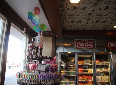 Disney's Boardwalk Store Lollipop Display Hidden Mickey