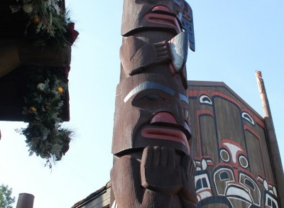 Epcot Canada Totem Pole Hidden Mickey