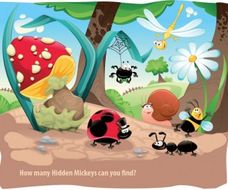 Spring Scenery Hidden Mickeys