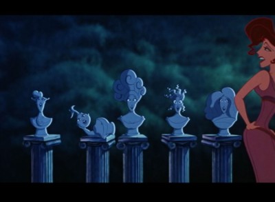 Hercules Hidden Haunted Mansion Style Concrete Heads