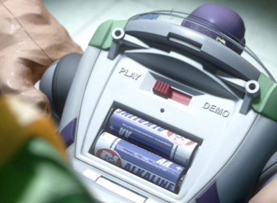 Toy Story 3 Hidden BNL Battery in Buzz Lightyear 