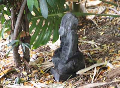 Hidden Menehune Between Lobby and Parking Area