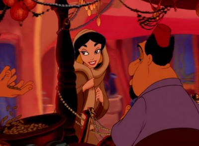 Aladdin peasant girl Hidden Mickey