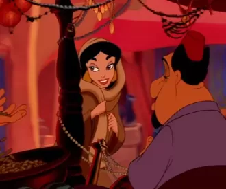 Aladdin peasant girl Hidden Mickey
