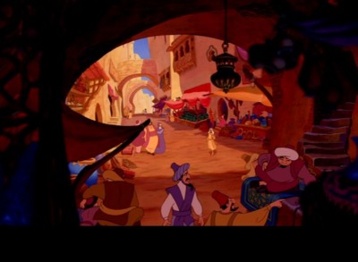 Aladdin village Hidden Mickey