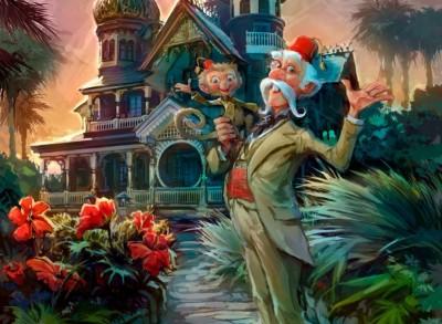 Hong Kong Disneyland Mystic Point Hidden Mickey